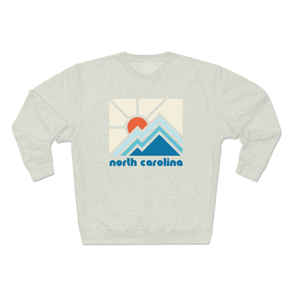 Premium North Carolina Crewneck Sweatshirt - Retro Unisex Sweatshirt