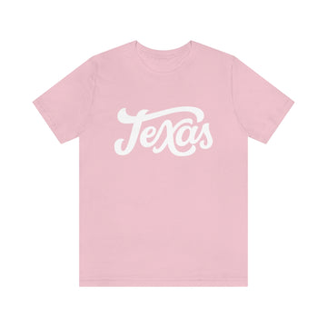 Buy pink Texas T-Shirt - Hand Lettered Unisex Texas Shirt