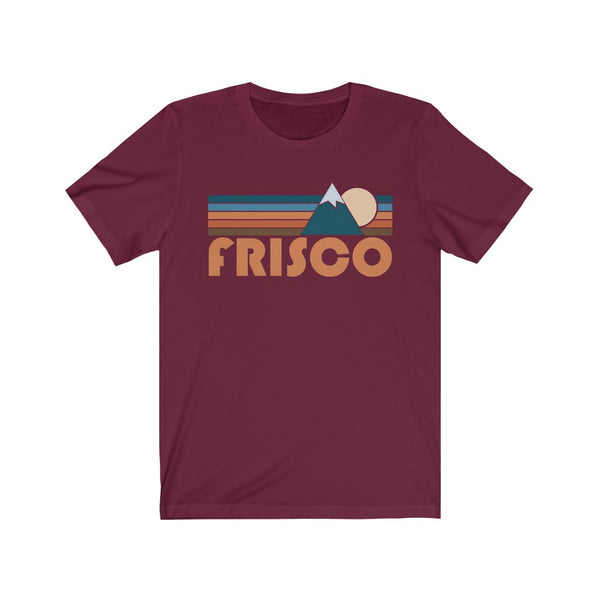 Frisco, Colorado T-Shirt - Retro Mountain Adult Unisex Frisco T Shirt
