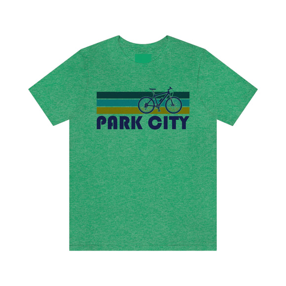Park City T-Shirt - Retro Mountain Bike Adult Unisex Park City, Utah T Shirt