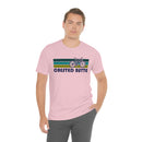 Crested Butte T-Shirt - Retro Mountain Bike Adult Unisex Crested Butte, Colorado T Shirt-59