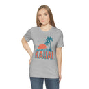 Kauai, Hawaii T-Shirt - Retro Palm Tree & Beach Unisex Kauai Shirt-45