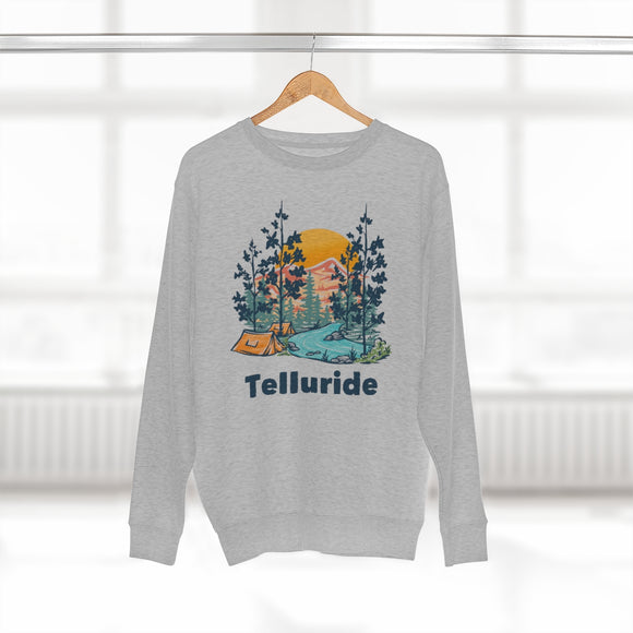 Premium Telluride Sweatshirt - Unisex Premium Crewneck Telluride, Colorado Sweatshirt