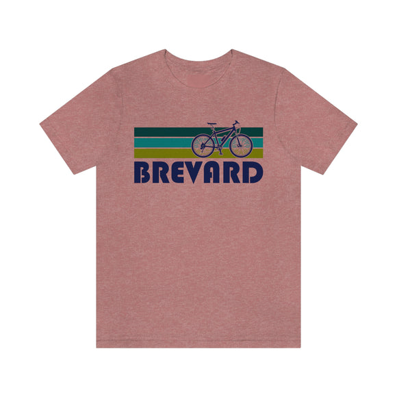 Brevard T-Shirt - Retro Mountain Bike Adult Unisex Brevard, North Carolina T Shirt