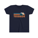 Telluride Youth T-Shirt - Retro Mountain Colorado Kid's TShirt-5