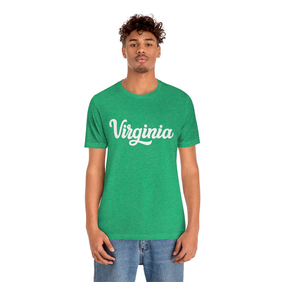 Virginia T-Shirt - Hand Lettered Unisex Virginia Shirt