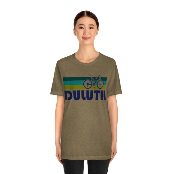 Duluth T-Shirt - Retro Mountain Bike Adult Unisex Duluth, Minnesota T Shirt