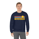 Wisconsin Sweatshirt - Retro Sunrise Unisex-28