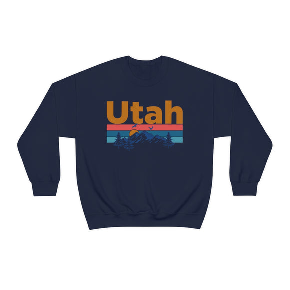 Utah Sweatshirt - Mountain & Birds Unisex