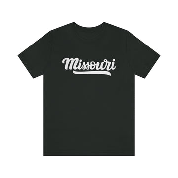 Buy vintage-black Missouri T-Shirt - Hand Lettered Unisex Missouri Shirt