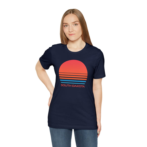 South Dakota T-Shirt - Retro 80s Unisex South Dakota Shirt