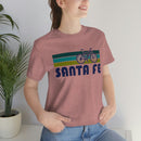 Santa Fe T-Shirt - Retro Mountain Bike Adult Unisex Santa Fe, New Mexico T Shirt-24