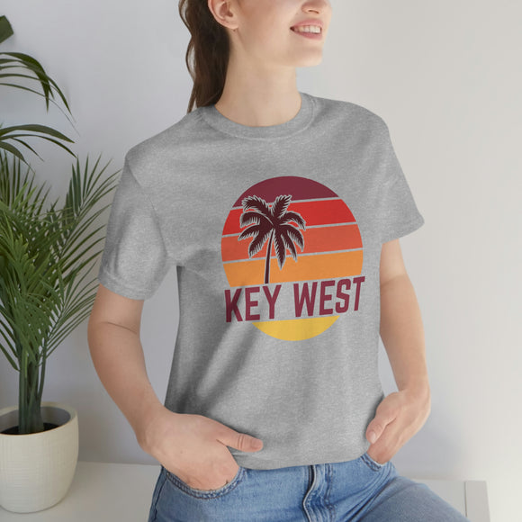 Key West, Florida T-Shirt - Retro Palm Tree Unisex Key West Shirt
