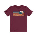 Snowmass, Colorado T-Shirt - Retro Mountain Adult Unisex Snowmass T Shirt-1