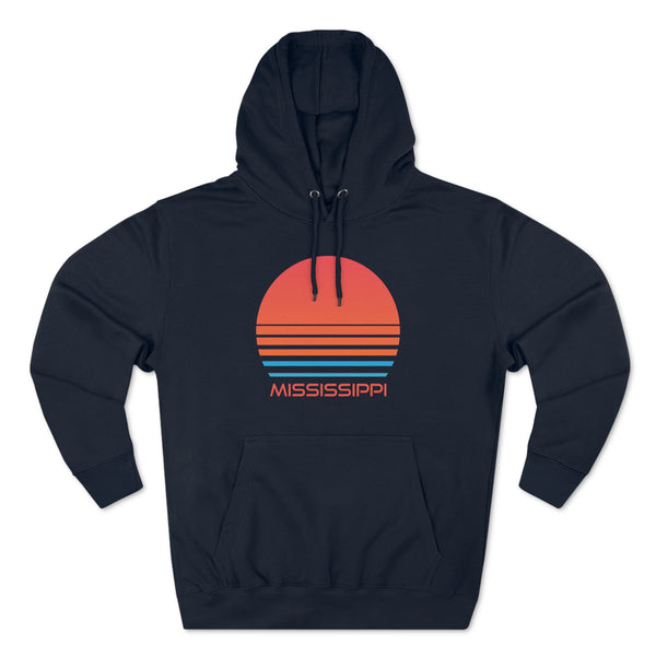 Premium Mississippi Hoodie - Retro 80s Unisex Sweatshirt
