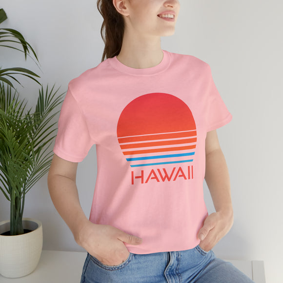 Hawaii T-Shirt - Retro 80s Unisex Hawaii Shirt