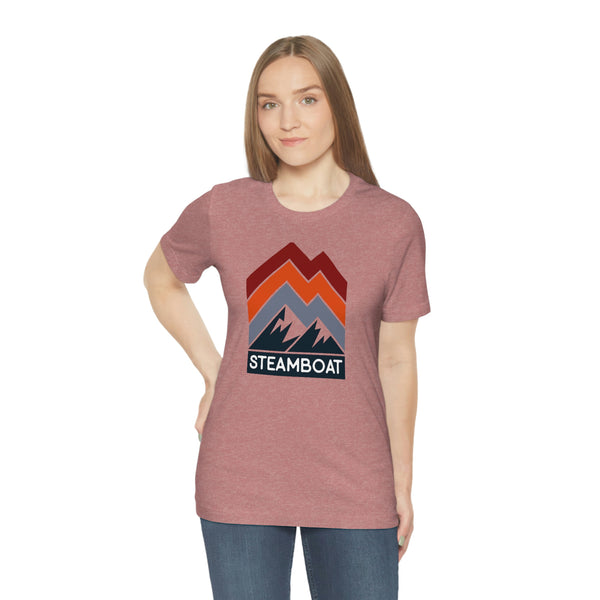 Steamboat, Colorado T-Shirt - Retro Mountain Unisex Steamboat Shirt