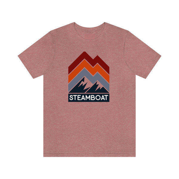 Steamboat, Colorado T-Shirt - Retro Mountain Unisex Steamboat Shirt