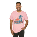 Carlsbad, California T-Shirt - Retro Palm Tree & Beach Unisex Carlsbad Shirt-104