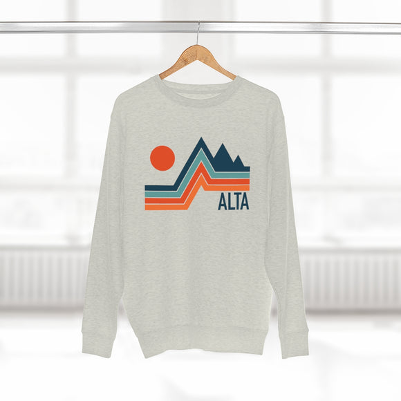 Premium Alta, Utah Hoodie - Retro Unisex Sweatshirt