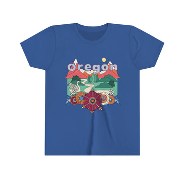 Buy true-royal Oregon Youth T-Shirt - Boho Oregon Kid's TShirt