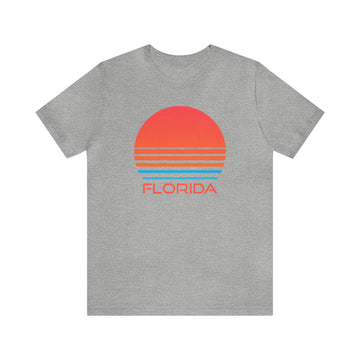 Buy athletic-heather Florida T-Shirt - Retro 80s Unisex Florida Shirt