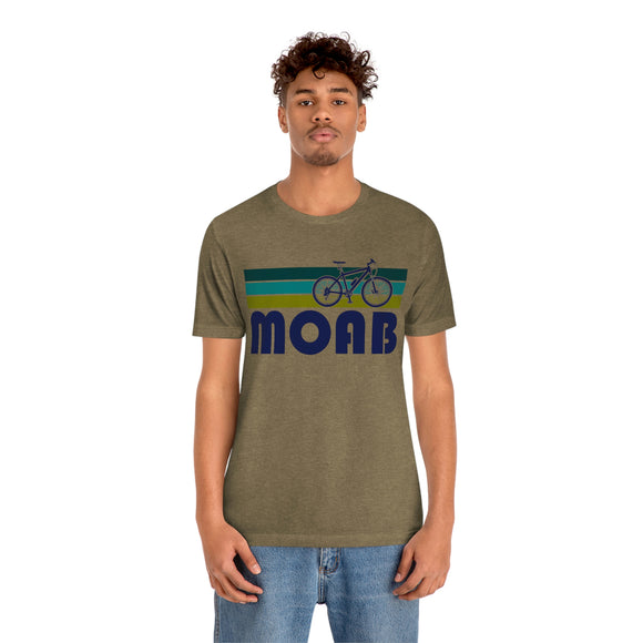Moab T-Shirt - Retro Mountain Bike Adult Unisex Moab, Utah T Shirt