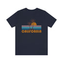 California T-Shirt - Retro Palm Tree Unisex California Shirt-46
