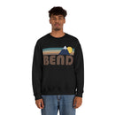 Bend, Oregon Sweatshirt - Fall Retro Mountain Unisex Crewneck Bend Sweatshirt-11