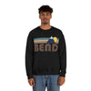 Bend, Oregon Sweatshirt - Fall Retro Mountain Unisex Crewneck Bend Sweatshirt