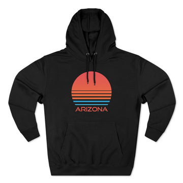 Buy black Premium Arizona Hoodie - Retro 80s Unisex Sweatshirt