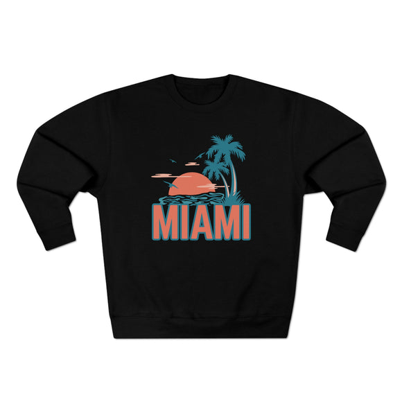 Premium Miami, Florida Sweatshirt - Unisex Premium Crewneck Sweatshirt