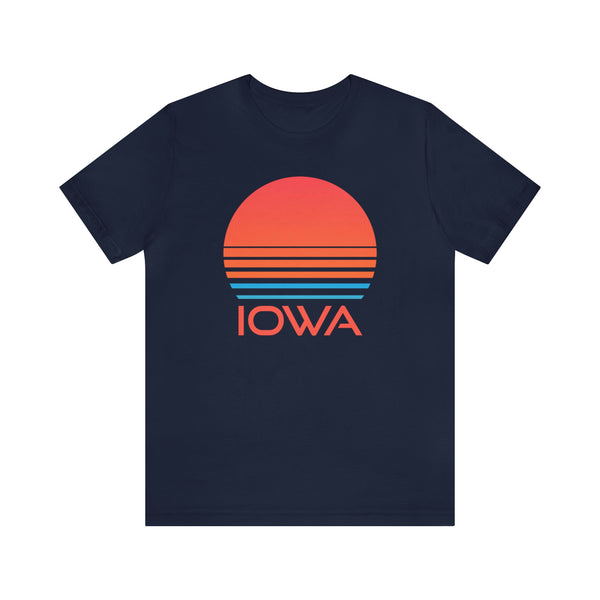 Iowa T-Shirt - Retro 80s Unisex Iowa Shirt