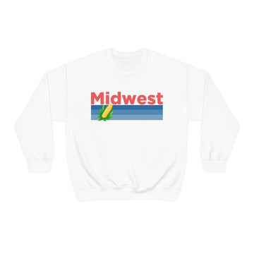 Midwest Sweatshirt - Retro Corn & Farming Unisex Crewneck Sweatshirt - 0