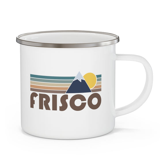 Frisco, Colorado Camp Mug - Retro Enamel Camping Frisco Mug