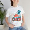 Cancun, Mexico T-Shirt - Retro Palm Tree & Beach Unisex Cancun Shirt