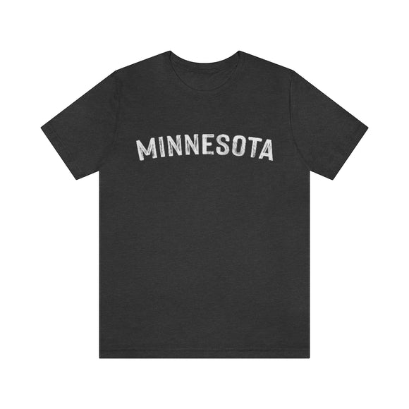 Minnesota T-Shirt - Paint Text Unisex Minnesota Shirt