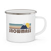 Snowmass, Colorado Camp Mug - Retro Enamel Camping Snowmass Mug