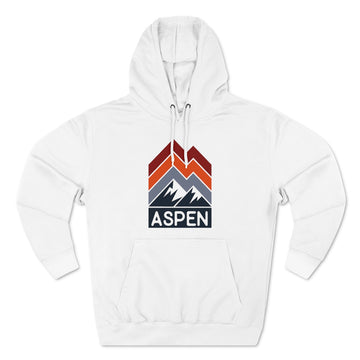 Buy white Premium Aspen, Colorado Hoodie - Retro Unisex Sweatshirt
