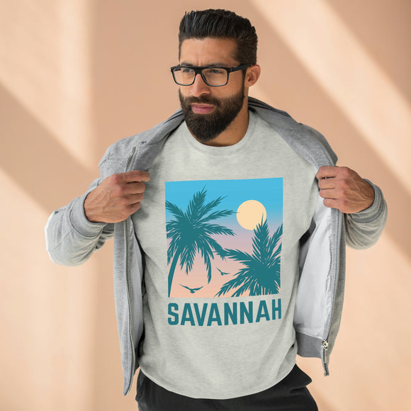 Premium Savannah, Georgia Sweatshirt - Unisex Premium Crewneck Sweatshirt
