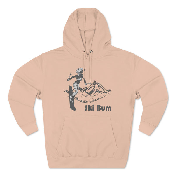 Premium Ski Bum Hoodie - Retro Unisex Sweatshirt