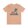 West Palm Beach, Florida T-Shirt - Retro Palm Tree & Beach Unisex West Palm Beach Shirt