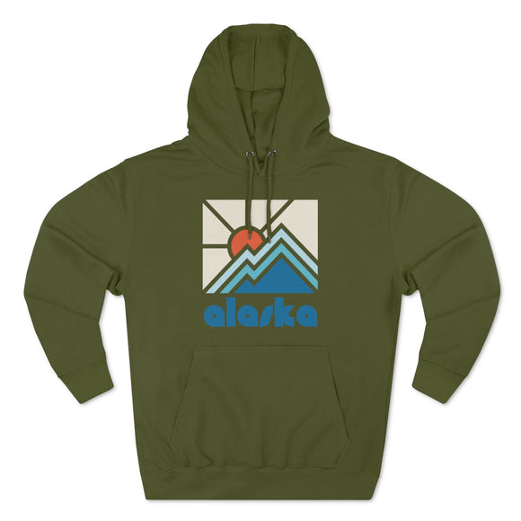 Premium Alaska Hoodie - Min Mountain Unisex Sweatshirt
