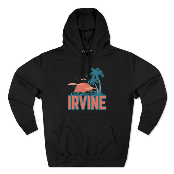Premium Irvine, California Hoodie - Palm Tree Unisex Sweatshirt