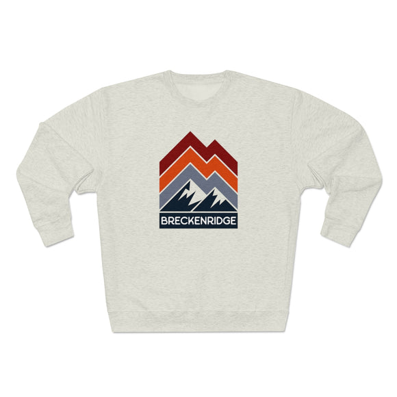 Premium Breckenridge Sweatshirt - Retro Unisex Premium Crewneck Breckenridge, Colorado Sweatshirt