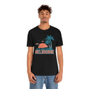 Melbourne, Florida T-Shirt - Retro Palm Tree & Beach Unisex Melbourne Shirt-20
