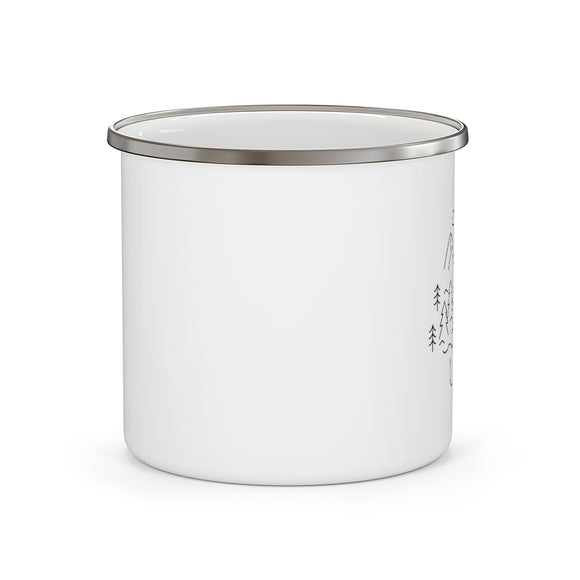 Utah Camp Mug - Retro Enamel Camping Utah Mug