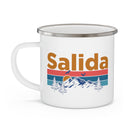 Salida, Colorado Camp Mug - Mountain Sunset Enamel Campfire Salida Mug-4