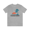 Flagler Beach, Florida T-Shirt - Retro Palm Tree & Beach Unisex Flagler Beach Shirt