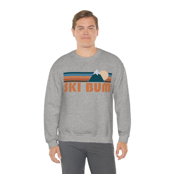 Ski Bum Sweatshirt - Retro Mountain Unisex